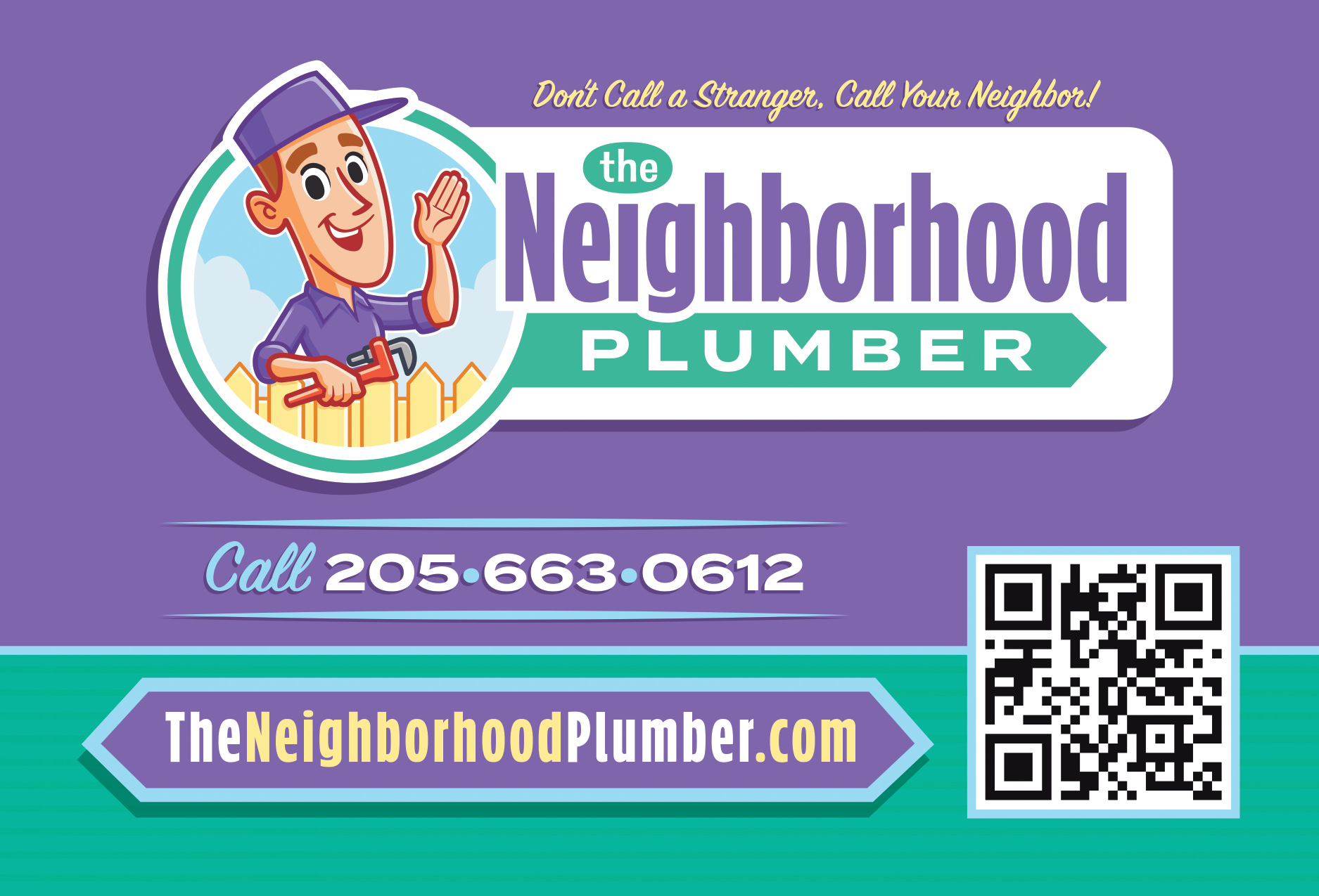 Neighborhood Plumber – QR Code