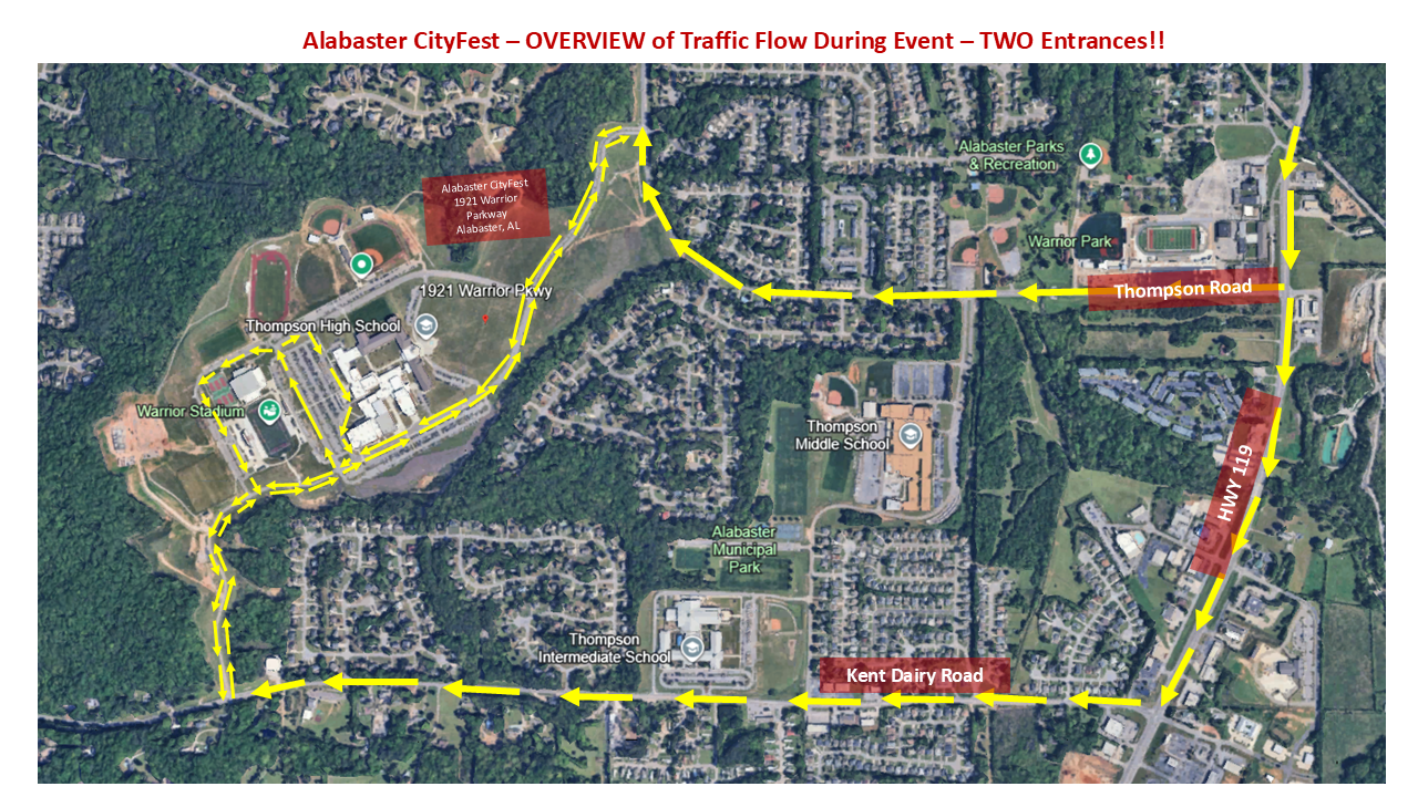 2026 CityFest Traffic Flow